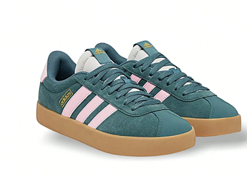 Adidas VL Court 3.0 Women Sneakers Breathable Sweat Absorption Good Elasticity Versatile Logo Printed Easy To Wash Quick Dry Daily Outdoor Walking